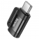 Кабель OTG Hoco UA31E Type-C male to Lightning female Black