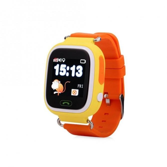Детские умные часы SMART BABY WATCH Q90 GPS+WIFI yellow-2