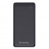 Повербанк ColorWay 10000 mAh CW-PB100LPG3bk-PD 18W QC+PD Slim Black