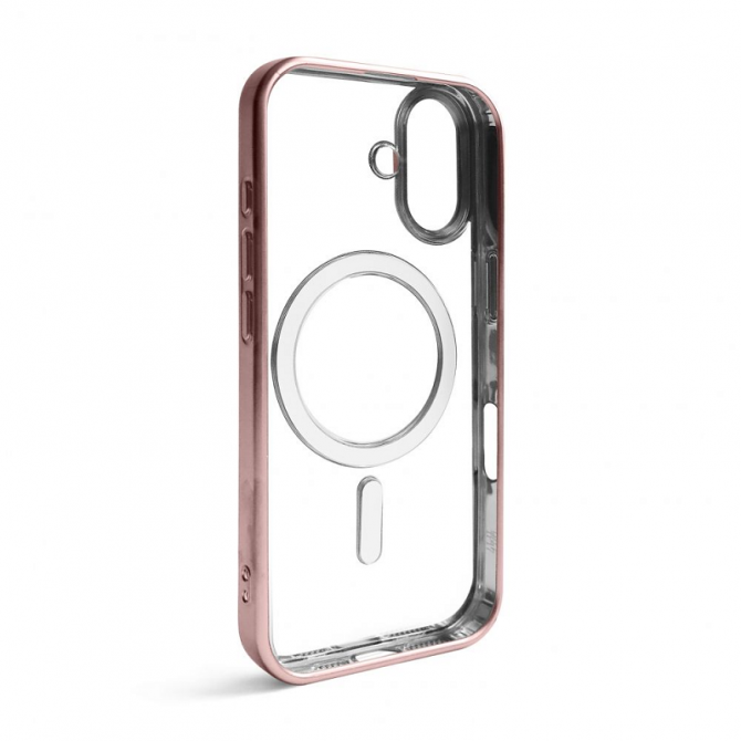 Силиконовый чехол SHINING with MagSafe для iPhone 17 Розовый-2