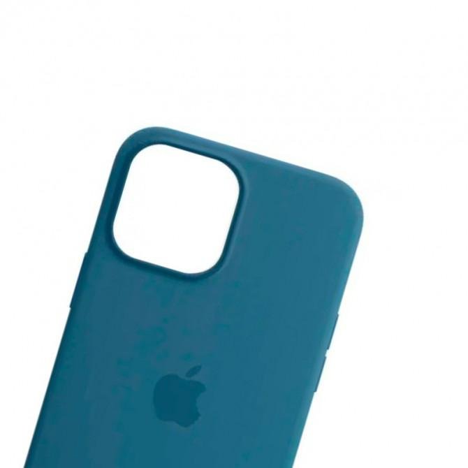 Силиконовый чехол для iPhone 14 Blue Jay FULL-1