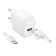 Мережевий зарядний пристрій 1USB Borofone BAS42A 18W/ QC3.0 White + MicroUSB Cable