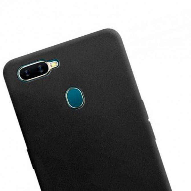 Силіконовий чохол Candy для Oppo A5S/Oppo A12 Чорний-1