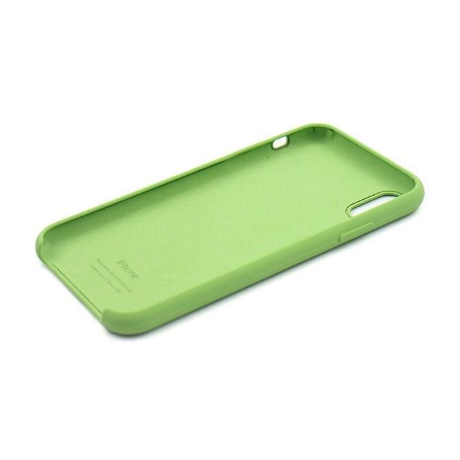Оригинальный силиконовий чехол для iPhone Xs Max Зеленый-4