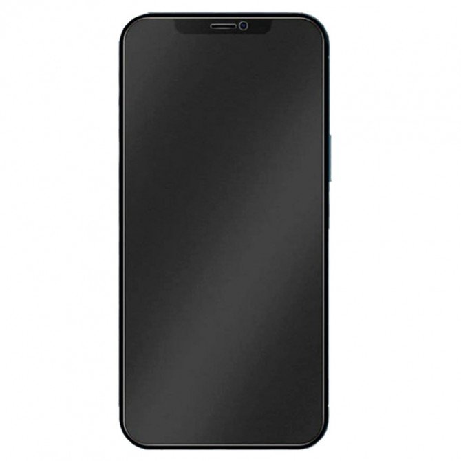 Защитное стекло для APPLE iPhone 16 Pro Max (6.9") Full Glue (0.3 мм, 2.5D, матовое черное)