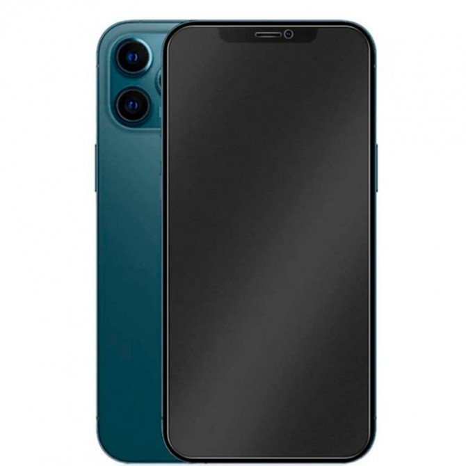 Защитное стекло для APPLE iPhone 16 Pro Max (6.9") Full Glue (0.3 мм, 2.5D, матовое черное)-1