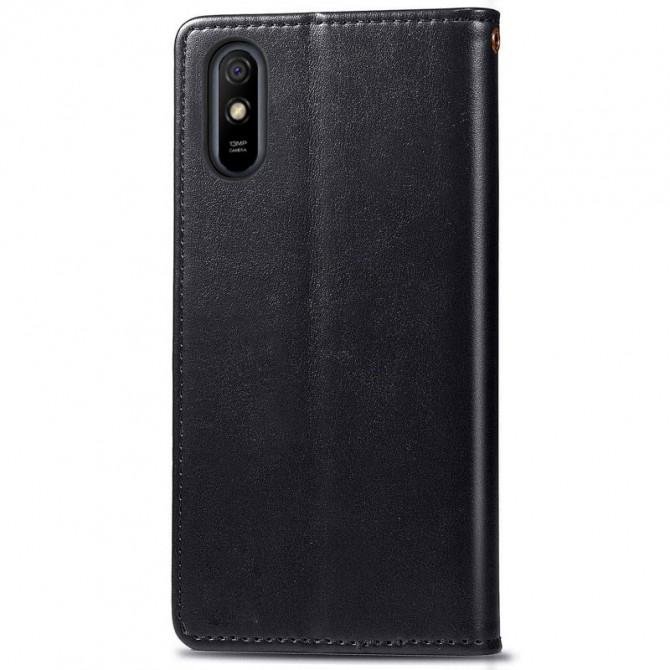 Чехол-книжка GETMAN Gallant for Xiaomi Redmi 9A Black-1