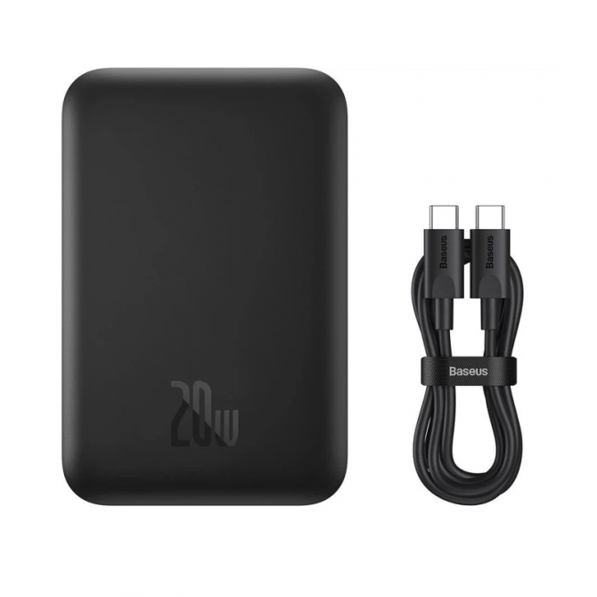 Дополнительная батарея Baseus Magnetic Mini Air Wireless Fast Charge (6000mAh) 20W Cluster Black-3