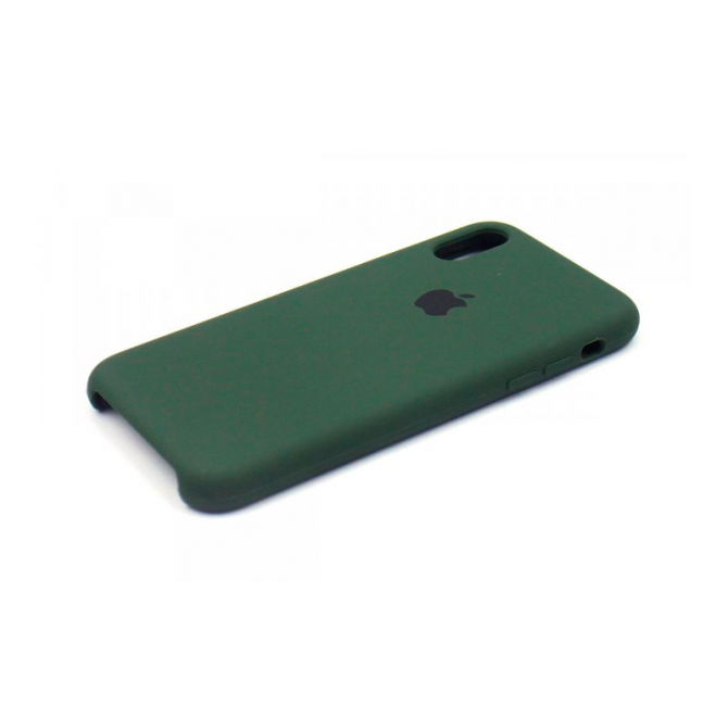 Оригінальний силіконовий чохол для iPhone Xs Max Хаки-2