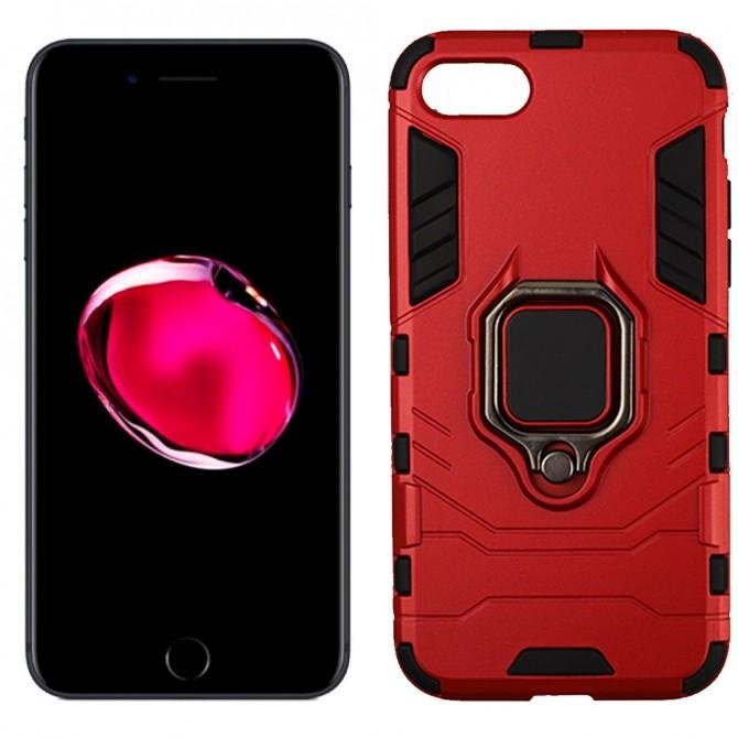 Чехол HONOR Hard Defence Series для iPhone 7/8 Red (с держателем)