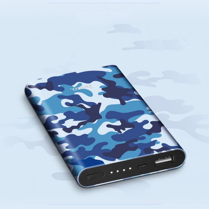 Повербанк Hoco J9 Камуфляж (10000mAh) Синій-3
