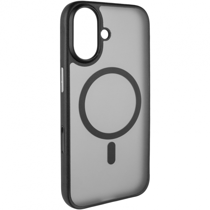 Чохол Matt Magnetic Fit для iPhone 16 Чорний-1
