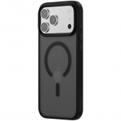 Чехол Matt Magnetic Fit для iPhone 17 Pro Max Черный