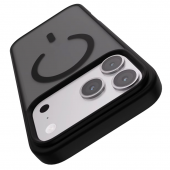 Чехол Matt Magnetic Fit для iPhone 17 Pro Max Черный