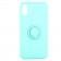 Чохол Ring Color для iPhone X/Xs Бірюзовий