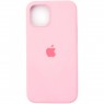 Оригинальный силиконовый чехол для iPhone 14 Plus Pink FULL