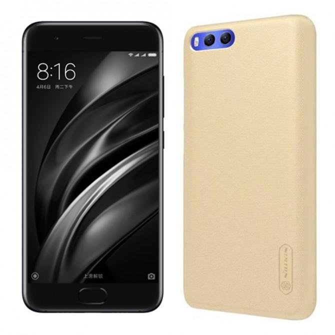 Чохол NILLKIN Super Frosted Shield для Xiaomi Mi6 Золотий