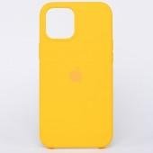 Оригинальный силиконовый чехол для iPhone 11 Ярко Желтый FULL