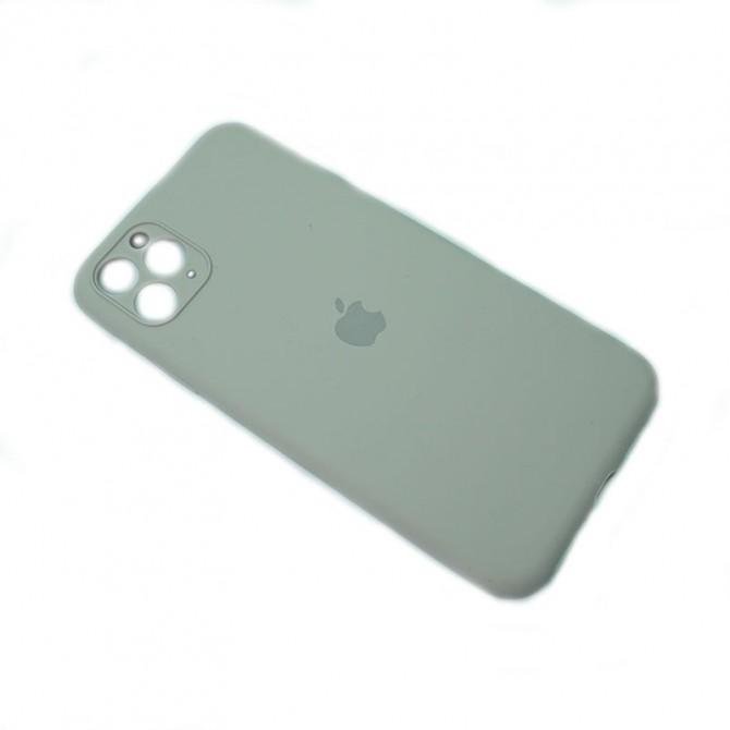 Оригінальний силіконовий чохол для iPhone 11 Pro Max Темно Бежевий FULL (with camera protection)-3