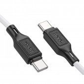 Кабель Hoco X90 Cool PD for Type-C to Type-C 60W/3A White 1m Кабель Hoco X90 Cool PD for Type-C to Type-C 60W/3A White 1m