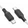 Кабель Hoco X90 Cool PD for Type-C to Type-C 60W/3A White 1m