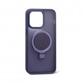 Чехол Matte Ring with MagSafe для iPhone 15 Темно Синий Чехол Matte Ring with MagSafe для iPhone 15 Темно Синий