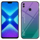 Чохол TPU Gradient HELLO Glass для Huawei Honor 8x Блакитний