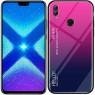 Чехол TPU Gradient HELLO Glass для Huawei Honor 8x Розовый