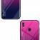 Чохол TPU Gradient HELLO Glass для Huawei Honor 8x Рожевий