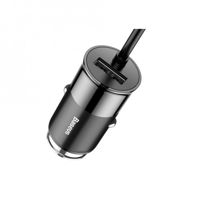 Автомобильное зарядное устройство 4USB Baseus Enjoy Together QC (CCTON-01) (5.5A) Чёрный-2