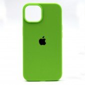 Оригинальный силиконовый чехол для iPhone 14 Green FULL Оригинальный силиконовый чехол для iPhone 14 Green FULL