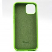 Оригинальный силиконовый чехол для iPhone 14 Green FULL Оригинальный силиконовый чехол для iPhone 14 Green FULL