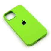 Оригинальный силиконовый чехол для iPhone 14 Green FULL Оригинальный силиконовый чехол для iPhone 14 Green FULL