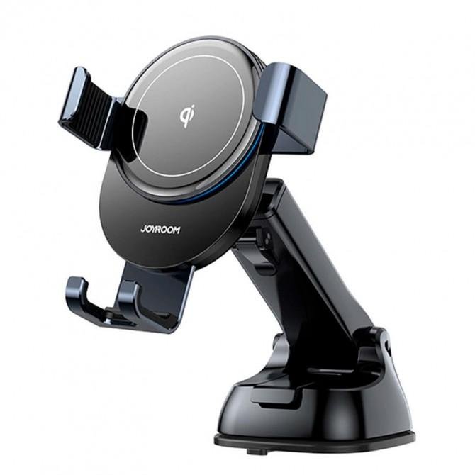 Автодержатель Joyroom ZS212 + Wireless Charger Silver