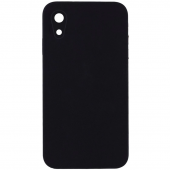 Силіконовий чохол для iPhone XR Black FULL (NO LOGO)