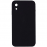 Силіконовий чохол для iPhone XR Black FULL (NO LOGO)