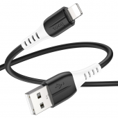Кабель Cable Hoco X82 Silicone Lightning Black 1m