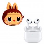 Чехол U-Like Protective LABUBU для Airpods 4 Brown Чехол U-Like Protective LABUBU для Airpods 4 Brown