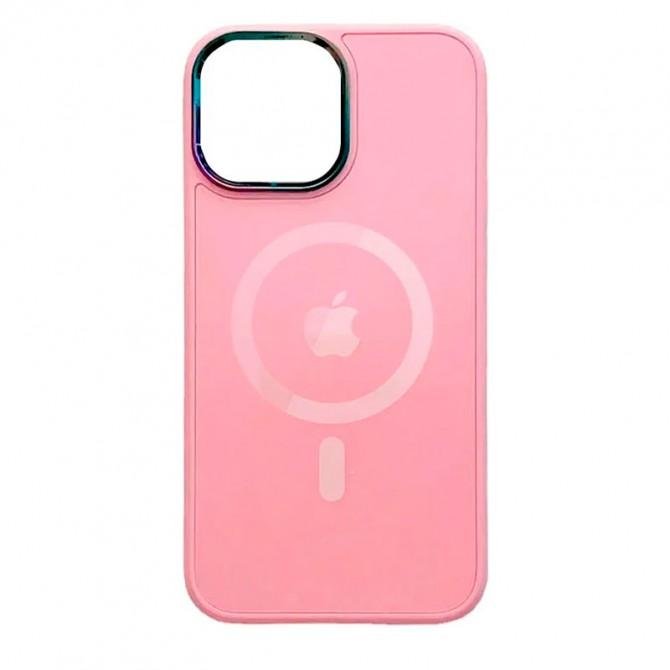 Чохол TPU+Glass Sapphire Mag Evo case для Apple iPhone 14 (6.1") Pink Sand