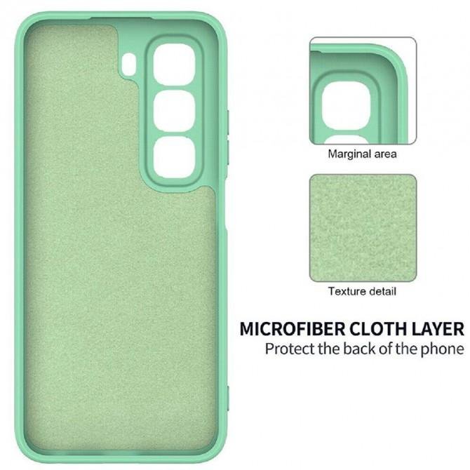 Чохол Silicone Case Infinix Hot 50 Темно Зелений FULL-1