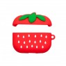 Чехол U-Like Silicone Case For Airpods Cartoon Strawberry