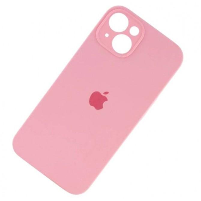 Силиконовый чехол для iPhone 15 Plus Lilac Pink FULL-2