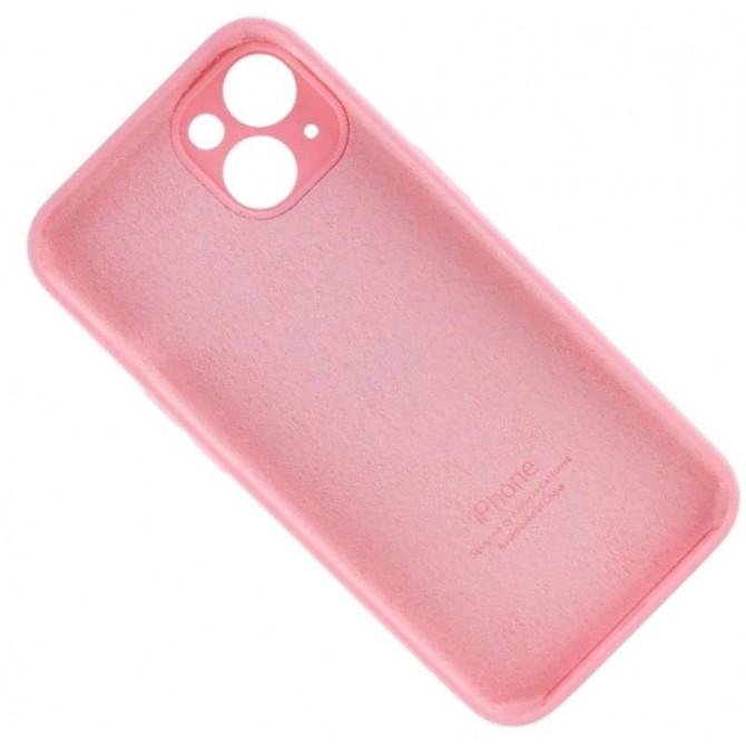 Силиконовый чехол для iPhone 15 Plus Lilac Pink FULL-4