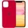 Оригинальный силиконовый чехол для iPhone 11 Темно Красный FULL