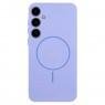 Силіконовий чохол Full Soft (MagSafe) Samsung Galaxy S24 Бузковий FULL
