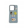 Чехол TPU Leather Toys для Xiaomi Redmi 13C/Poco C65 (Labubu/Blue)