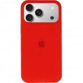 Силиконовый чехол для iPhone 17 Pro Max Red FULL