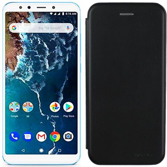 Чехол книжка U-Like Best для Xiaomi Mi6x/Mi A2 Чёрный