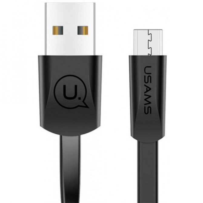 Кабель Usams U2 US-SJ201 MicroUSB Чорний