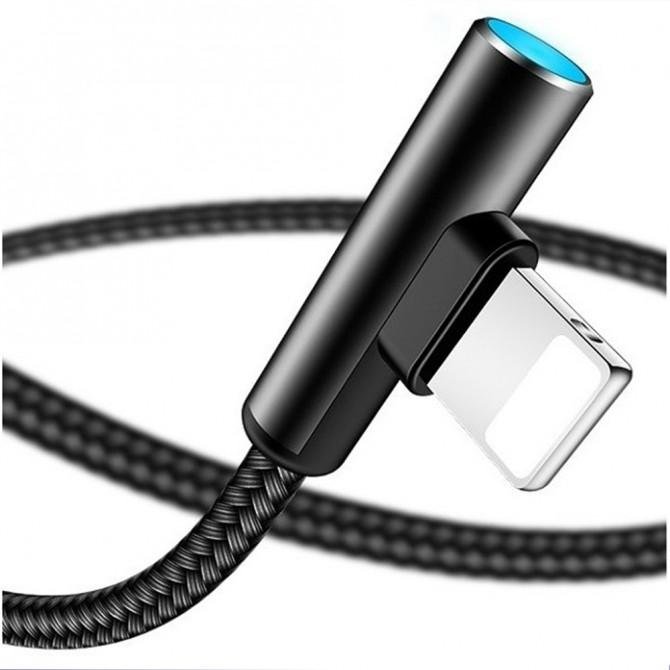 Кабель Usams U15 US-SJ260 Lightning Чорний-1